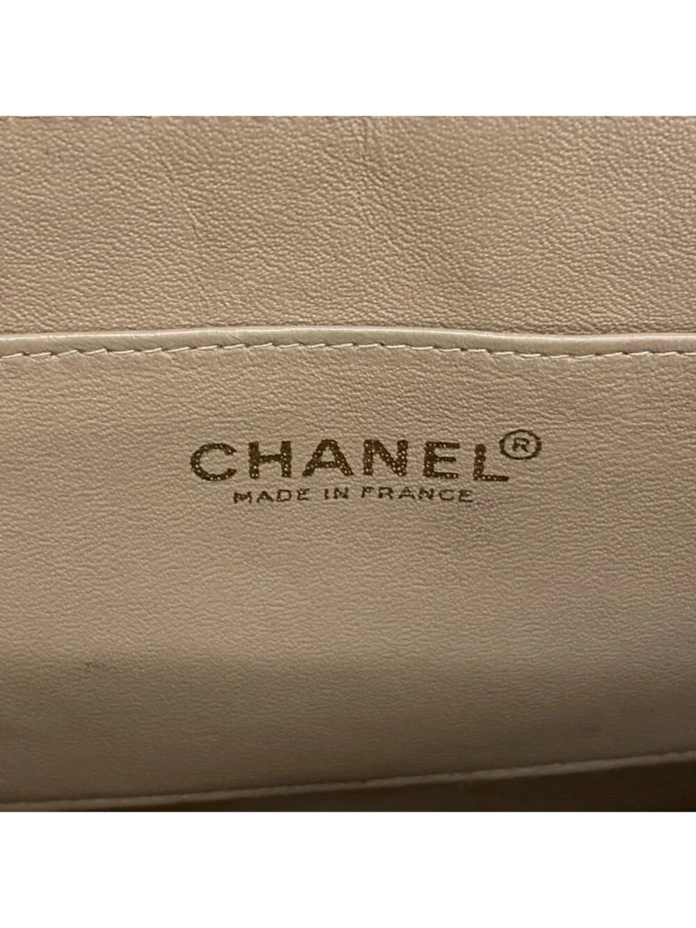 Chanel Shoulder Bag 2.55 Choco Bar Lambskin Light Brown Gold